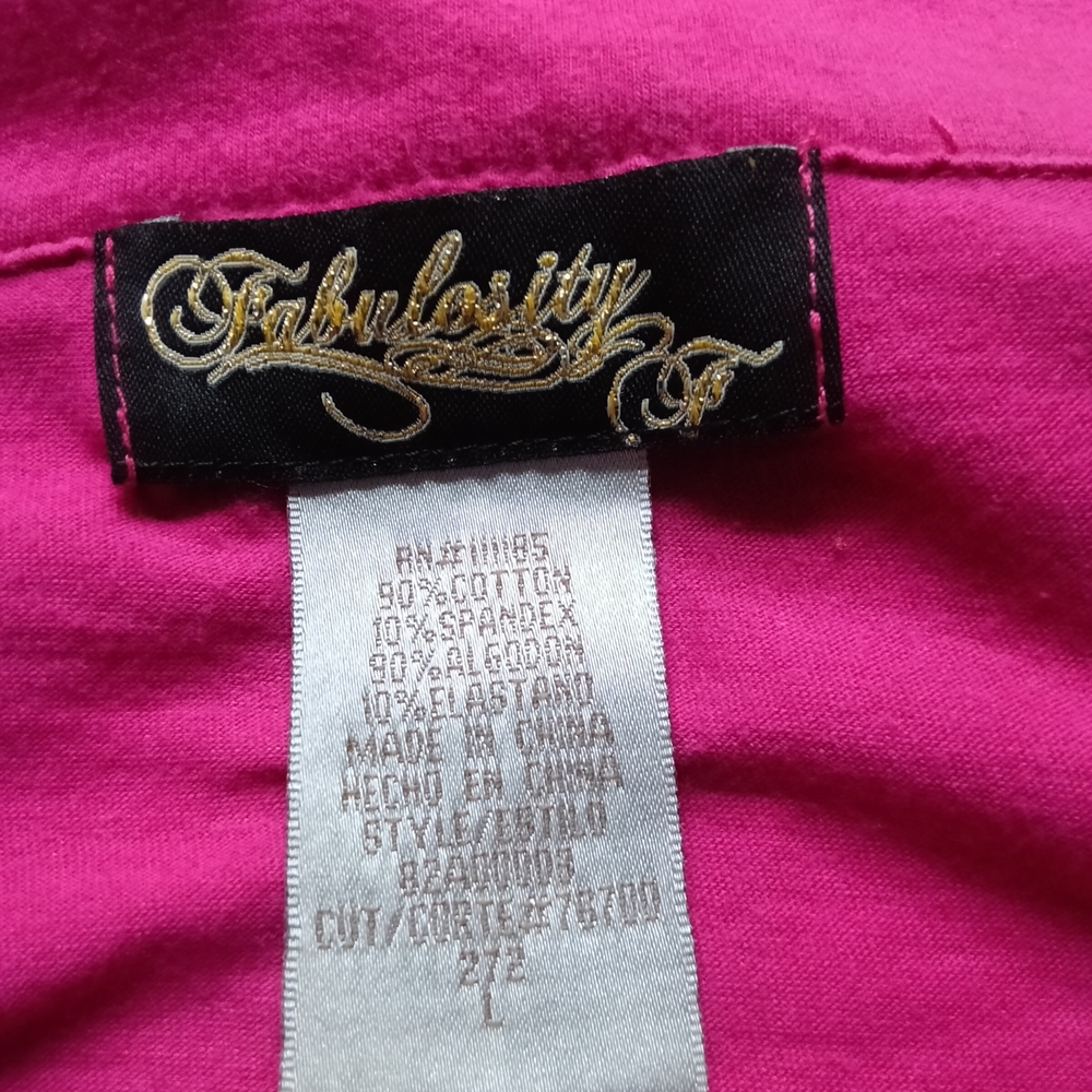 All Things Fabulous Fuchsia Short Sleeve Top - Picture 5 of 7